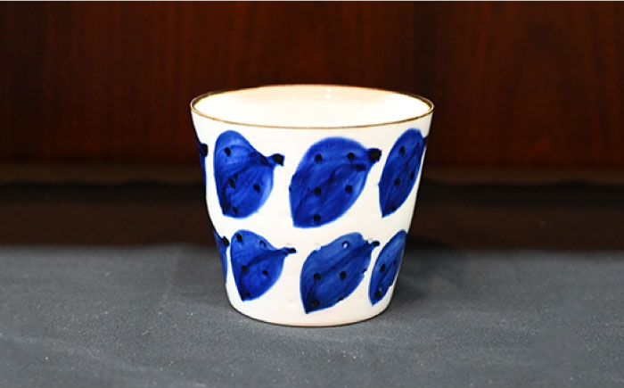 【波佐見焼】Antique Style 茶碗 コップ ブルー4点セット【協立陶器】 [TC78]