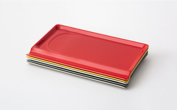 【波佐見焼】【お箸が置ける！】重宝皿 ロングカラー プレート 5枚セット【アイユー】 [UA29]