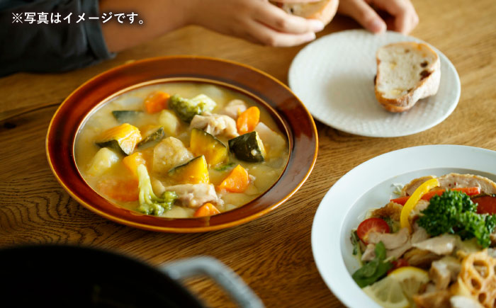 【波佐見焼】motte プレートL ホワイト 2点セット 【アイユー】 [UA30]