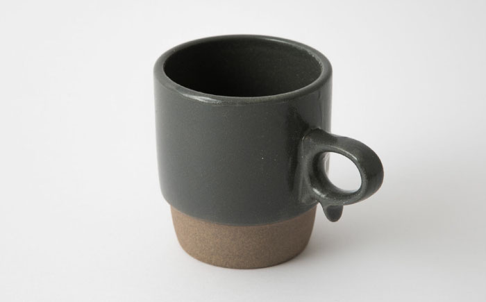 【波佐見焼】KIRITORU IRON マグカップ 2点セット(グレイ×アイボリー）【アイユー】 [UA42]