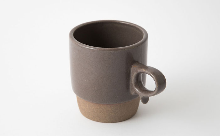 【波佐見焼】KIRITORU IRON マグカップ 2点セット(ブラック×ボルドー）【アイユー】 [UA43]