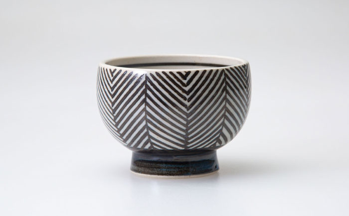 【波佐見焼】ヘリンボーン こどん 2点セット ブラウン【アイユー】 [UA60]