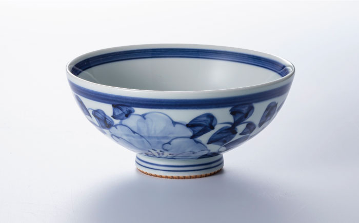 【波佐見焼】古伊万里 青磁絵（手描）茶漬 5客揃 B 茶碗 【不二商店】 [UC11]