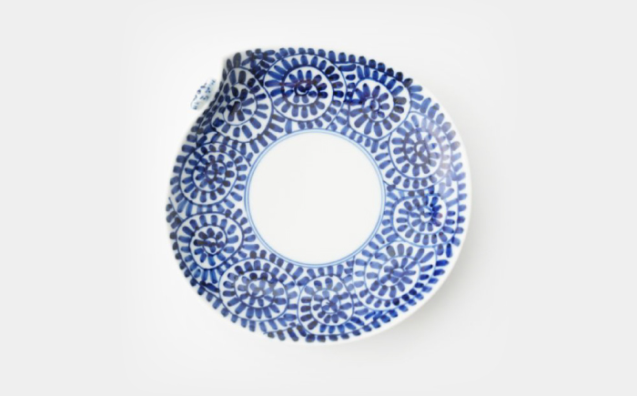 【波佐見焼】一閑人銘々皿 万歴渦・面取花唐草・藍唐草・蛸唐草 4枚セット【FOURGRACE】 [UG16]