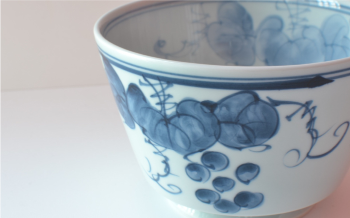 【波佐見焼】easy don 葡萄 2個セット どんぶり ボウル 【ZOE・一誠陶器】 [VE23]