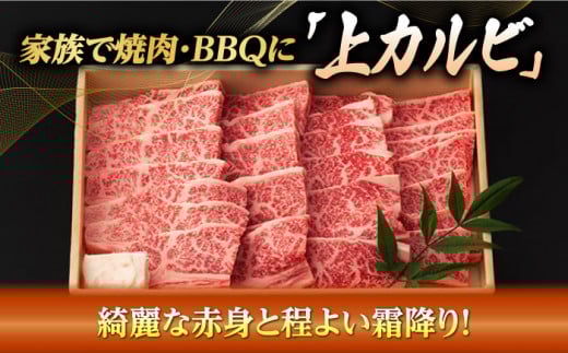 【全12回定期便】焼肉 上 カルビ 500g 長崎和牛 A4～A5ランク 【野中精肉店】 [VF36] 肉 牛肉 カルビ 焼き肉 定期便