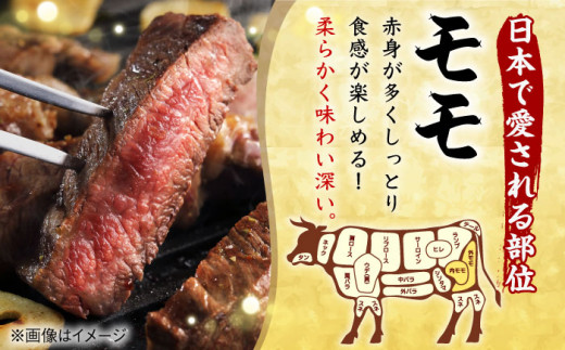 【贅沢赤身セット】 モモ ステーキとランプ ステーキ 総計1.2kg （150g×8枚） 【野中精肉店】 [VF53] 肉 牛肉 赤身 ランプステーキ 焼肉