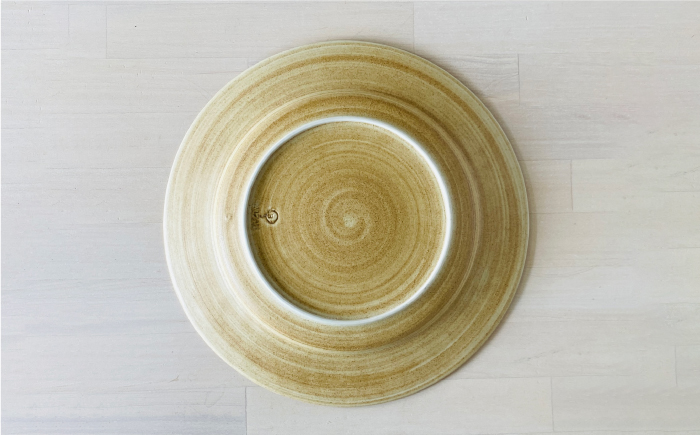 【波佐見焼】Shabby chic style 25cm プレート 2枚セット（senナチュラル） 食器 皿 【和山】 [WB104]