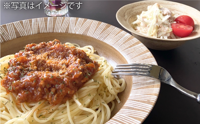 【波佐見焼】Shabby chic style ボウル 大2個セット senダーク パスタ皿 【和山】 [WB111]