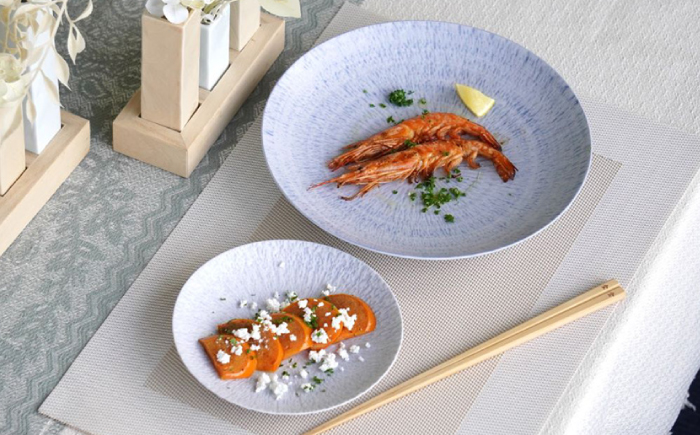 【波佐見焼】大皿 sazanami 23.5cmプレート 5色 セット【和山】 [WB181]