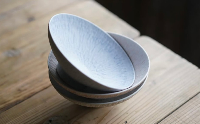 【波佐見焼】中鉢 sazanami 平碗 5色 セット【和山】 [WB182]