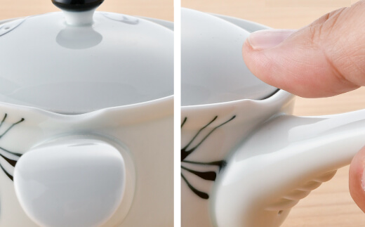 【波佐見焼】 パキラシリーズ ハッピー急須 ティーポット 陶器 【まるしん】 [WD22]