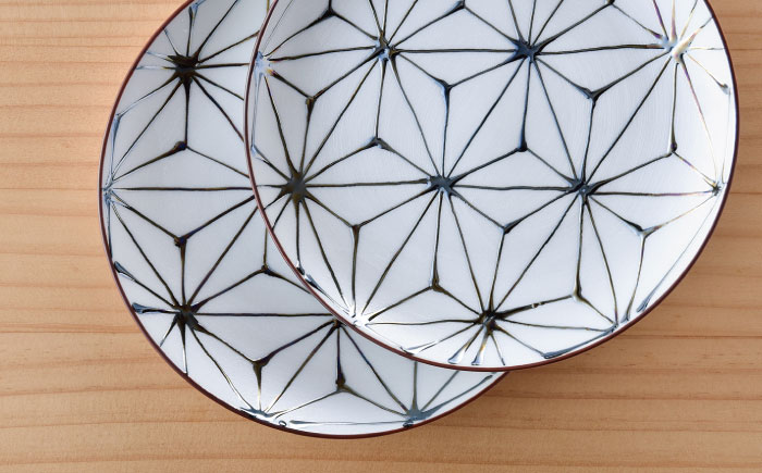 【波佐見焼】Sweet麻シリーズ 15cm プレート 2枚セット 取り皿 ケーキ皿 食器 【まるしん】 [WD36]