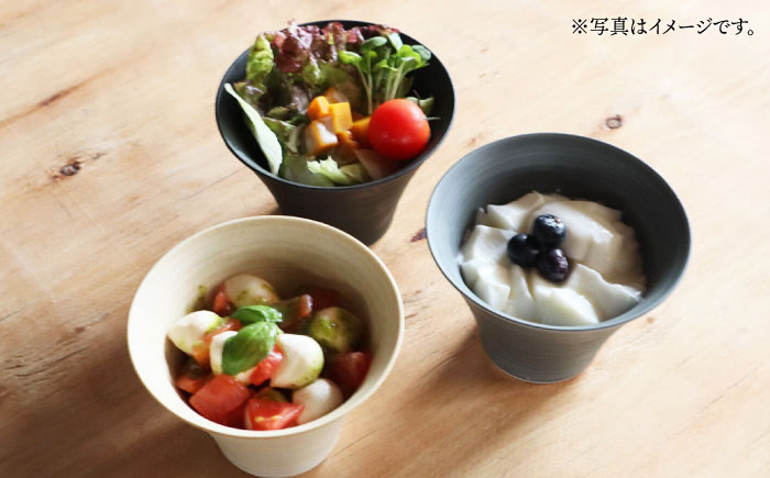 【波佐見焼】IREKO シャビーブラウン いれこ碗（小） 3点【浜陶】 [XA80]