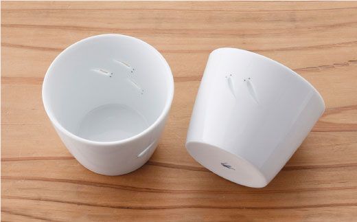 【波佐見焼】ほたるメダカ カップ M 5点セット 小鉢 スープカップ スープマグ 【光春窯】 [XD08]