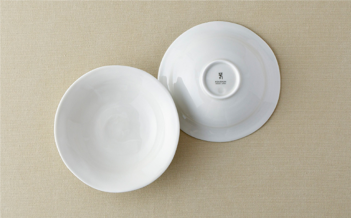 【波佐見焼】多用鉢 2枚セット （ホワイト） カレー皿 パスタ皿 食器 【光春窯】 [XD11]