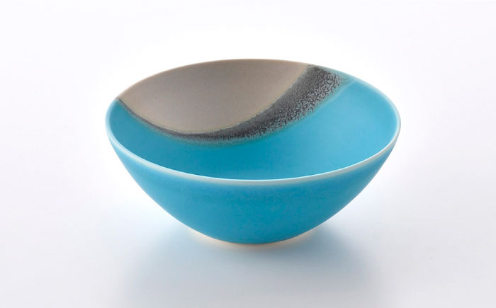 【波佐見焼】Scenery（シーナリー）トルコブルー ボウル　2個セット　【光春窯】 [XD118]