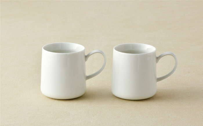 【波佐見焼】マグカップ 2個セット （ホワイト） スープカップ スープマグ【光春窯】 [XD22]