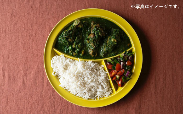 【波佐見焼】zen to ユザーン カレー皿 「仕切りが取れるカレー皿」yellow・blue ペアセット【中善】 [YE44]