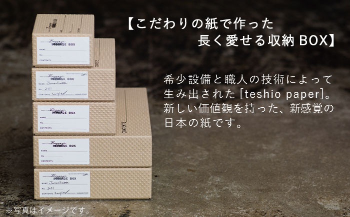 収納 スタッキング A4 Baggage Box csm エンボス インテリア 【岩嵜紙器】 [ZA29]
