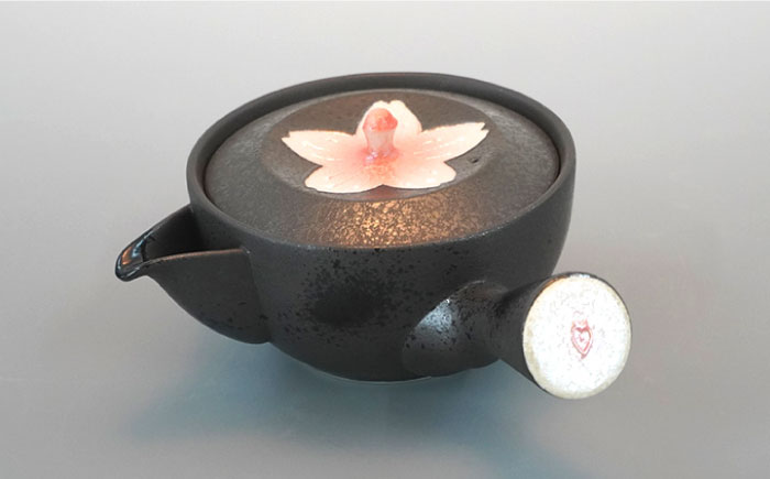 【波佐見焼】ラスター 桜 茶器セット 急須 ティーポット 湯飲み 陶器【岩永製陶】 [ZD22]