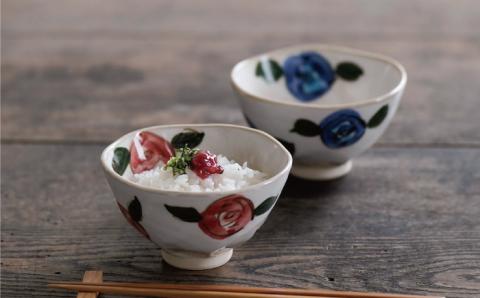 【波佐見焼】茶碗 ペアセット モダン ローズ 【ROXY】 [SB114]