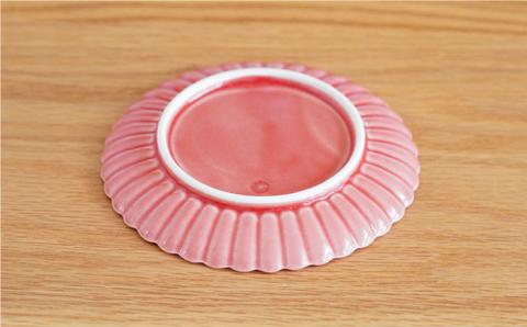 【波佐見焼】花しのぎ 新トリオ取皿 プレート (白・薄赤・薄黄)【団陶器】 [PB59]