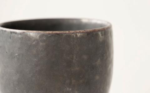 【波佐見焼】UTAGE ワインカップ ブラック 5点セット【藍染窯】 [JC33]