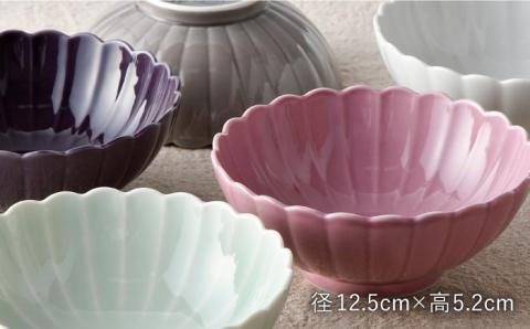 【波佐見焼】RINKA ボウル 5色セット【長十郎窯】 [AE38]