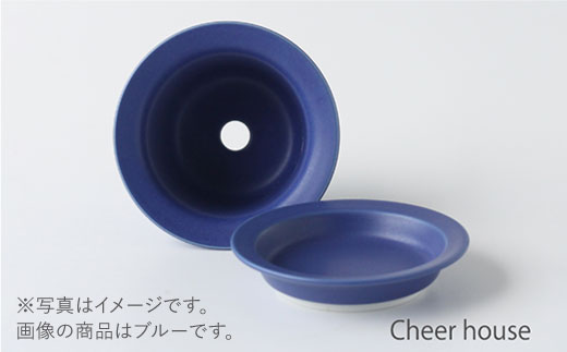 【波佐見焼】植木鉢 2色セット（イエロー・グリーン）【Cheer house】 [AC28]