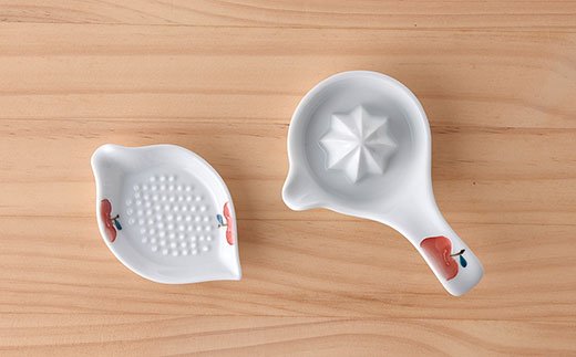 【波佐見焼】毎日使える レモン絞り器・ミニおろし器・小鉢 3種セット【松幸陶芸】 [HB12]