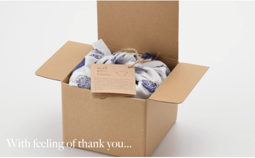 【波佐見焼】リーフ青・ライン くらわんか碗 茶碗 ペアセット【石丸陶芸】 [LB06]