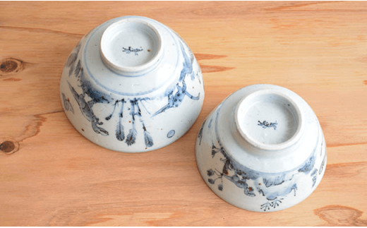 【波佐見焼】DINOSAUR 茶碗 ペアセット【studiowani】 [MB02]