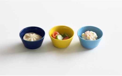 【波佐見焼】natural69 イロトリドリボウルS 5色セット [QA52]