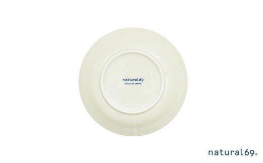 【波佐見焼】natural69　焦がし呉須5寸皿　4枚セット(丸紋／格子／木の葉／山路) [QA73]