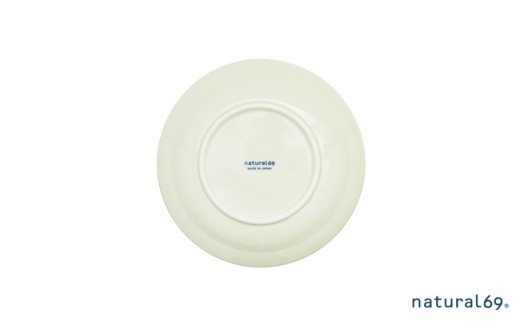 【波佐見焼】natural69　焦がし呉須6寸皿　4枚セット(丸紋／格子／木の葉／山路) [QA74]