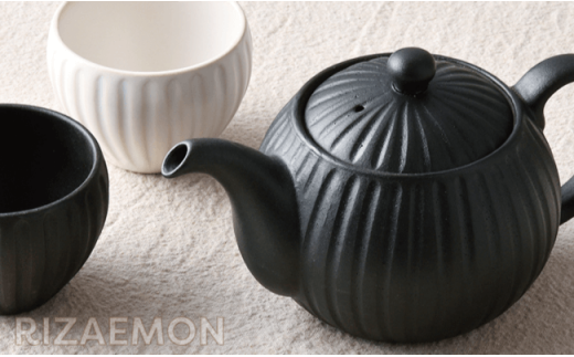 【波佐見焼】スタイリッシュな大人の器！玄鎬×白鎬ペアセット プレート スープカップ 食器【利左エ門窯】 [QB06]