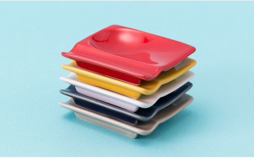 【波佐見焼】 万能 小皿 重宝皿 カラー5枚セット 【アイユー】 [UA11]