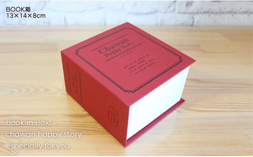 【波佐見焼】「Book'in Box」 リーフ 茶碗 ペアセット【陶芸ゆたか】 [VA17]