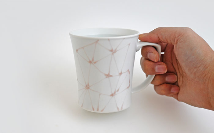 【波佐見焼】麻の葉 マグカップ ペアセット【Cheer house】 [AC119]