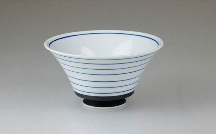 【波佐見焼】ボーダー おしゃれDON どんぶり ミニ 3色セット【Cheer house】 [AC121]