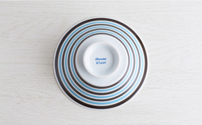 【波佐見焼】カラーボーダー おしゃれDON どんぶり 2色セット【Cheer house】 [AC128]