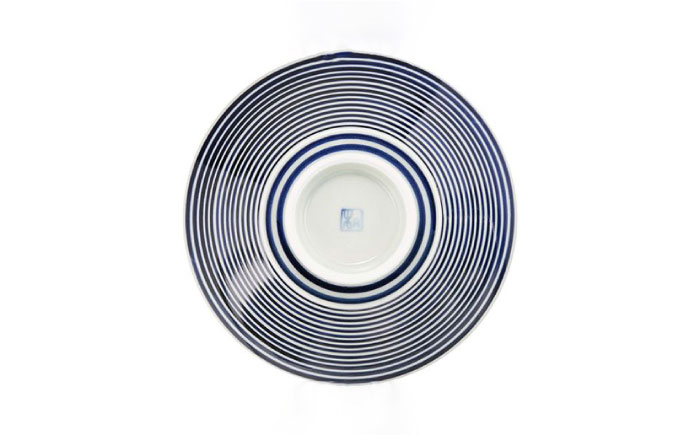 【波佐見焼】藍駒 イケメン丼 どんぶり【Cheer house】 [AC129]