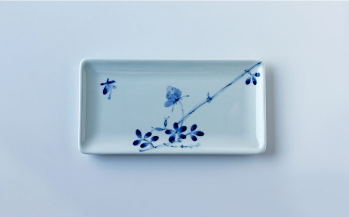 【波佐見焼】陶房青 長角皿 プレート 3柄セット【Cheer house】 [AC134]