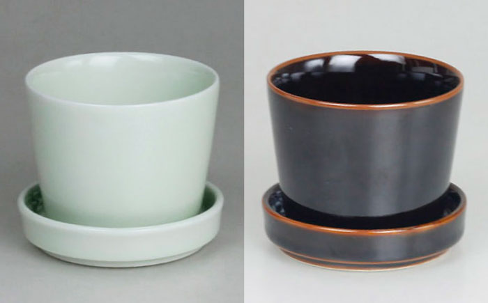 【波佐見焼】 ミニ植木鉢 カラー 6色セット 【Cheer house】 [AC293]