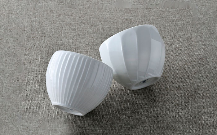 【波佐見焼】白磁手彫 ティータイム 4点セット 食器 皿【一真窯】 [BB64]