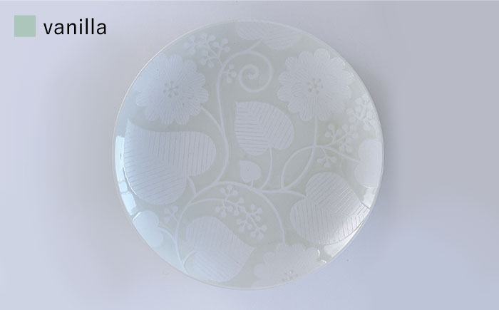 【波佐見焼】フロールブランシュ 22cmプレート 3枚セット【西山】【NISHIYAMAJAPAN】 [CB99]