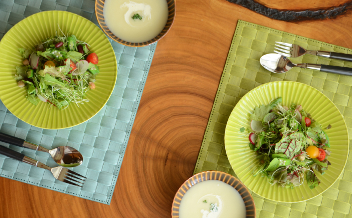 【波佐見焼】 【訳あり】しのぎ 若草 特大皿 プレート【一龍陶苑】 [CC94]