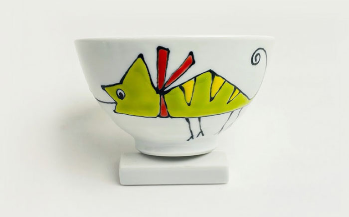 【波佐見焼】カメレオンちゃん マグカップ 茶碗 食器セット【大新窯】 [DC122]