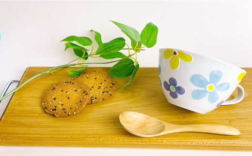 【波佐見焼】「彩花」スープカップ セット【大新窯】 [DC65]